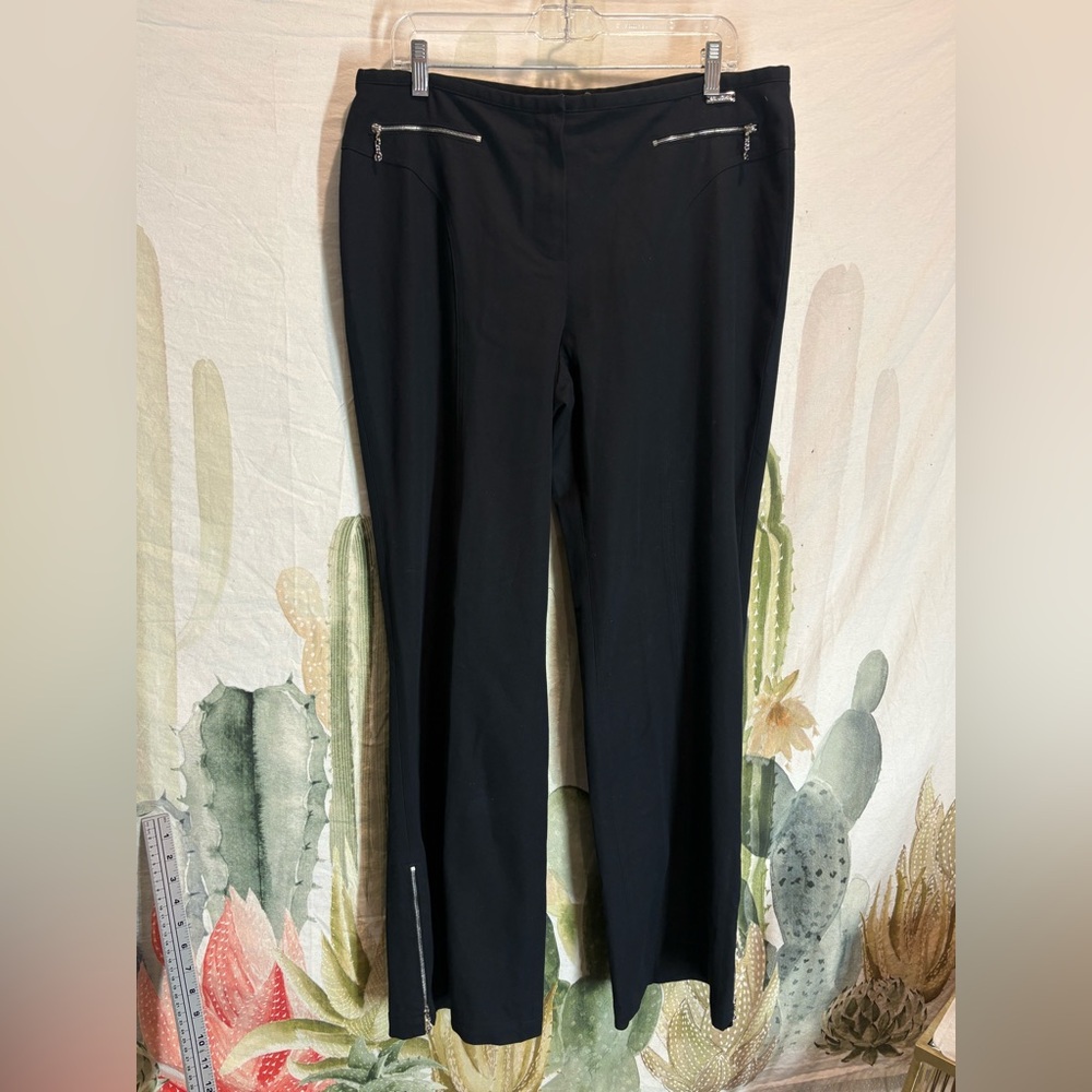 Vintage St John Sport by Marie Gray Black Slacks 🌵14